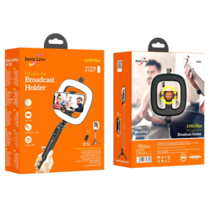 HOCO LV03 Plus Live-streaming Fill Light Stand with bluetooth Remote Control 9 Adjusted LED Live Streaming Universal Tripod Selfie Pole