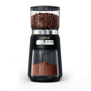 LePresso High Performance Coffee Bean Grinder, SUS430 Steel Grade, 210g Bean Box Capacity, 20 Grinding Sizes, Coffee Powder Maker