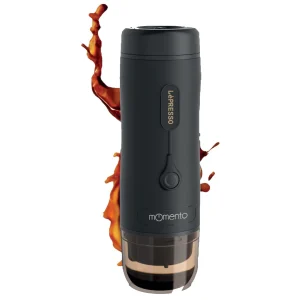 LePresso Momento 2.0 Portable Espresso Coffee Machine 75W, 2500mAh,Travel-Friendly, Outdoor Adventure, Portable Espresso, Coffee Maker - Black