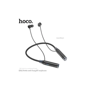 Hoco Ultra Long Battery Life Wireless Neckband Bluetooth Earphones with 120 Hours Playtime/سماعات أذن لاسلكية بلوتوث من هوكو، تدوم بطاريتها لفترة طويلة جدًا، وتوفر 120 ساعة من التشغيل.