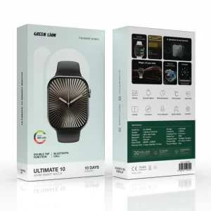 Green Lion Ultimate 10 42MM Smart Watch/ساعة جرين ليون ألتيميت 10 الذكية مقاس 42 ملم