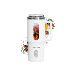 Green Lion Mug Blend Portable Juicer 500ML-White عصارة جرين ليون المحمولة سعة 500 مل - أبيض
