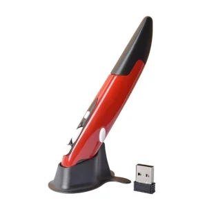 PR-03 2.4G USB Receiver Adjustable 1600 DPI Wireless Optical Pen Mouse for Computer PC Laptop Drawing Teaching/جهاز استقبال USB لاسلكي PR-03 بتردد 2.4 جيجا هرتز، قابل للتعديل بدقة 1600 نقطة في البوصة، قلم وماوس بصري، مناسب لأجهزة الكمبيوتر الشخصية والمحمولة، للرسم والتعليم.