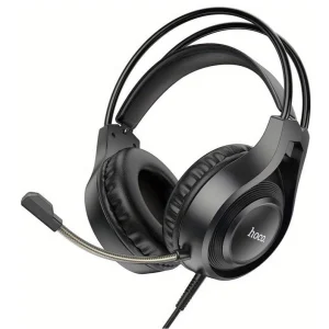 Hoco W106 Tiger Gaming 3.5mm Jack Headphone with Microphone, 1.8 Meter Length I سماعة رأس للألعاب Hoco W106 Tiger بمقبس 3.5 ملم وميكروفون، طولها 1.8 متر